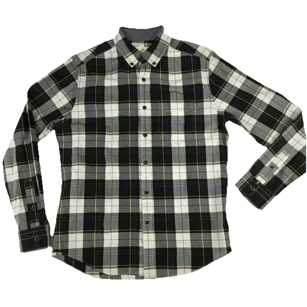 American Eagle Seriously Soft Classic Fit Plaid Button Down Shirt Mens Small New